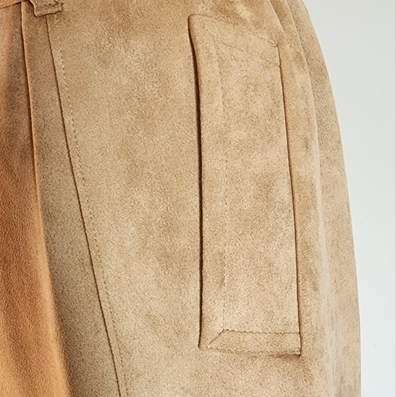 FOREVER 21 TRENCH COAT SUEDE MEDIUM - Picture 9 of 13